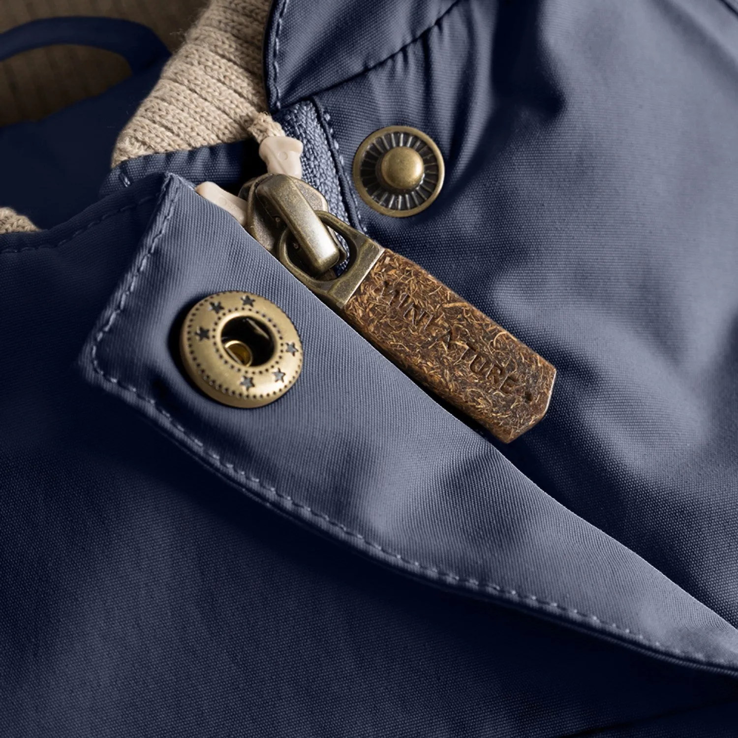 Mini A ture Outer space Wang Fleece Winter Jacket m. Fur Condition