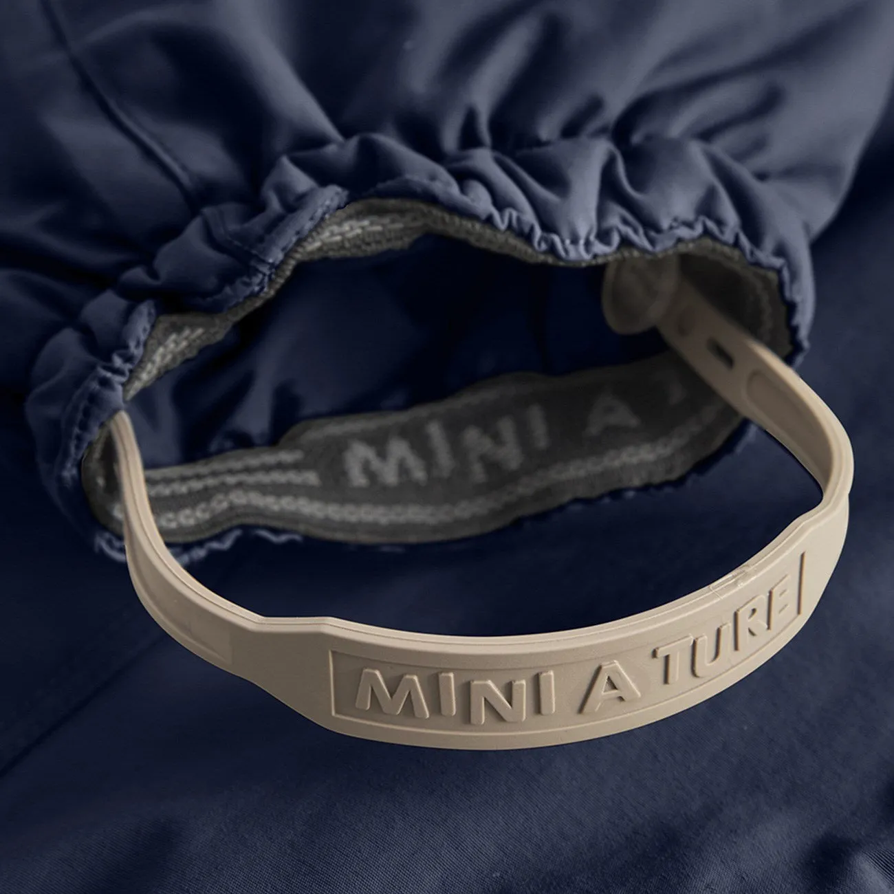 Mini A ture Outer space Wisti Fleece Snowsuit Satin-Finish