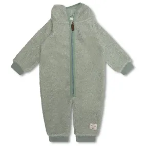 Wind Chill Gear Winter Hike Mini A ture Pale Green Adel Teddy Fleece Full suit