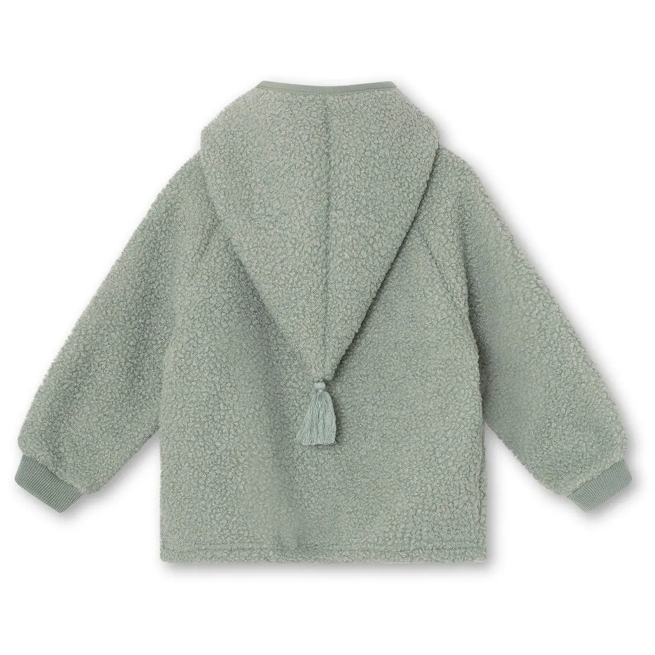 Mini A ture Pale Green Liff Teddy Fleece Jacket Soft Touch Functional Core