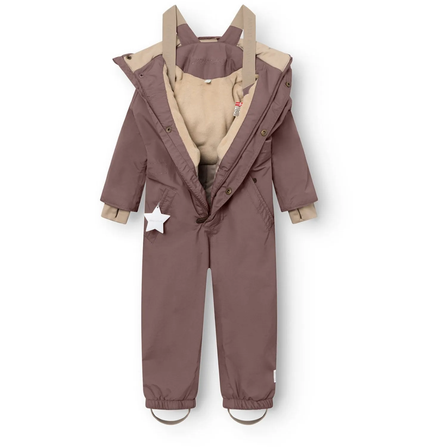 Art-Gallery Stylish day blouse Mini A ture Peppercorn Plum Matwanni Fleece Lined Snowsuit. GRS