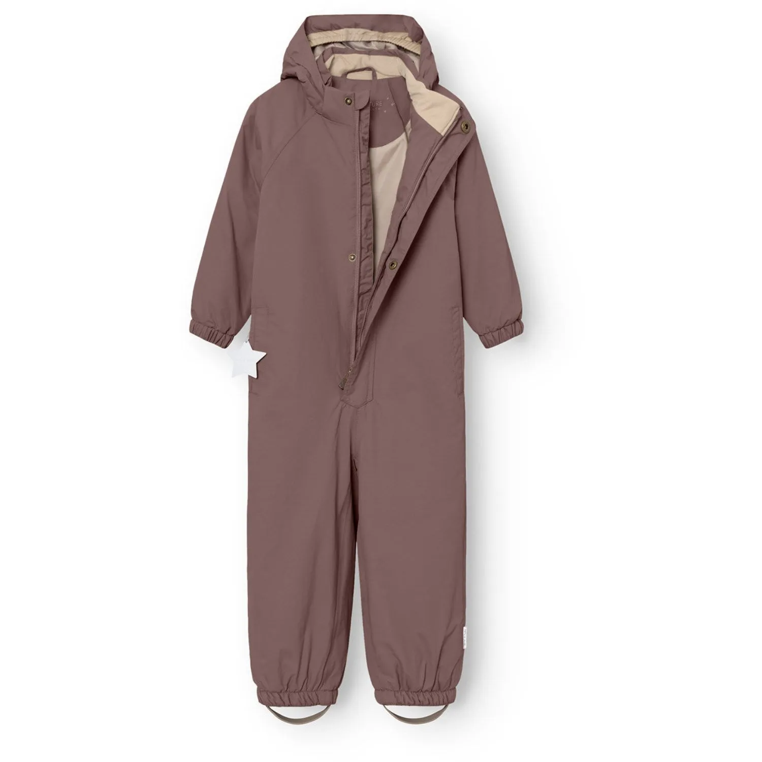 Mini A ture Peppercorn Plum Matwilbo Snowsuit. GRS Runway-Ready