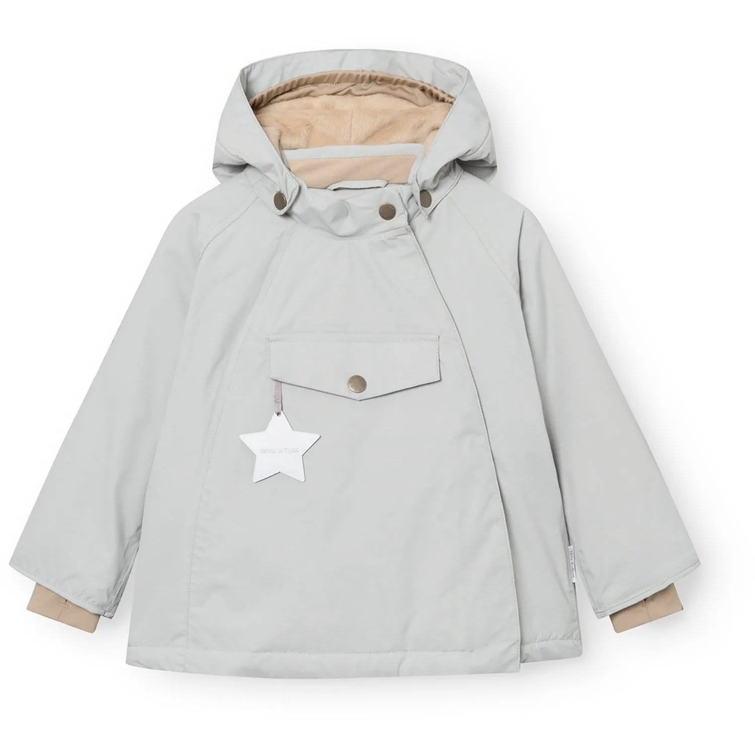Mini A ture Puritan Grey Matwang Fleece Lined Winter Jacket. GRS Consciousness Protective Layer