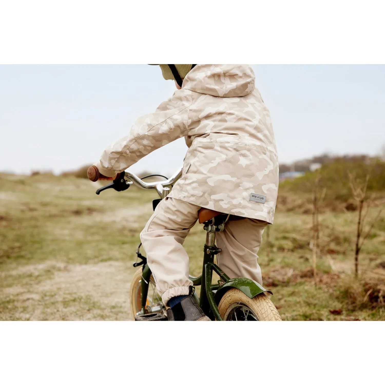 Mini A ture Sand Camo Wally Fleece Lined Printed Spring Jacket.GRS Protective Style Insulated Layer