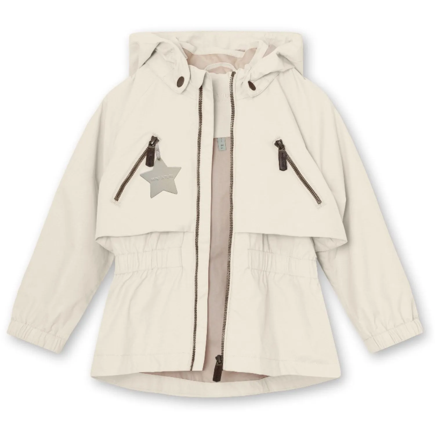 Bonded Zippers Mini A ture Sandshell Algea Spring Jacket. GRS