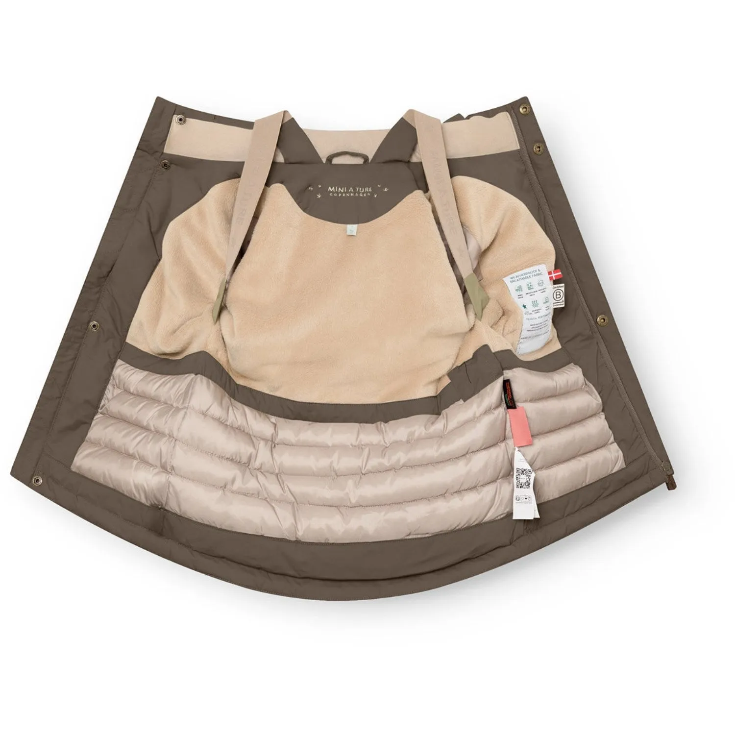 Mini A ture Tarmac Green Matkastorio Fleece Lined Winter Jacket. GRS Volunteer Program