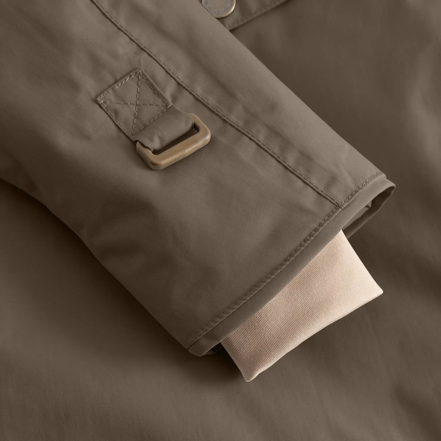 Quilted Stitching Mini A ture Tarmac Green Matwang Fleece Lined Winter Jacket. GRS