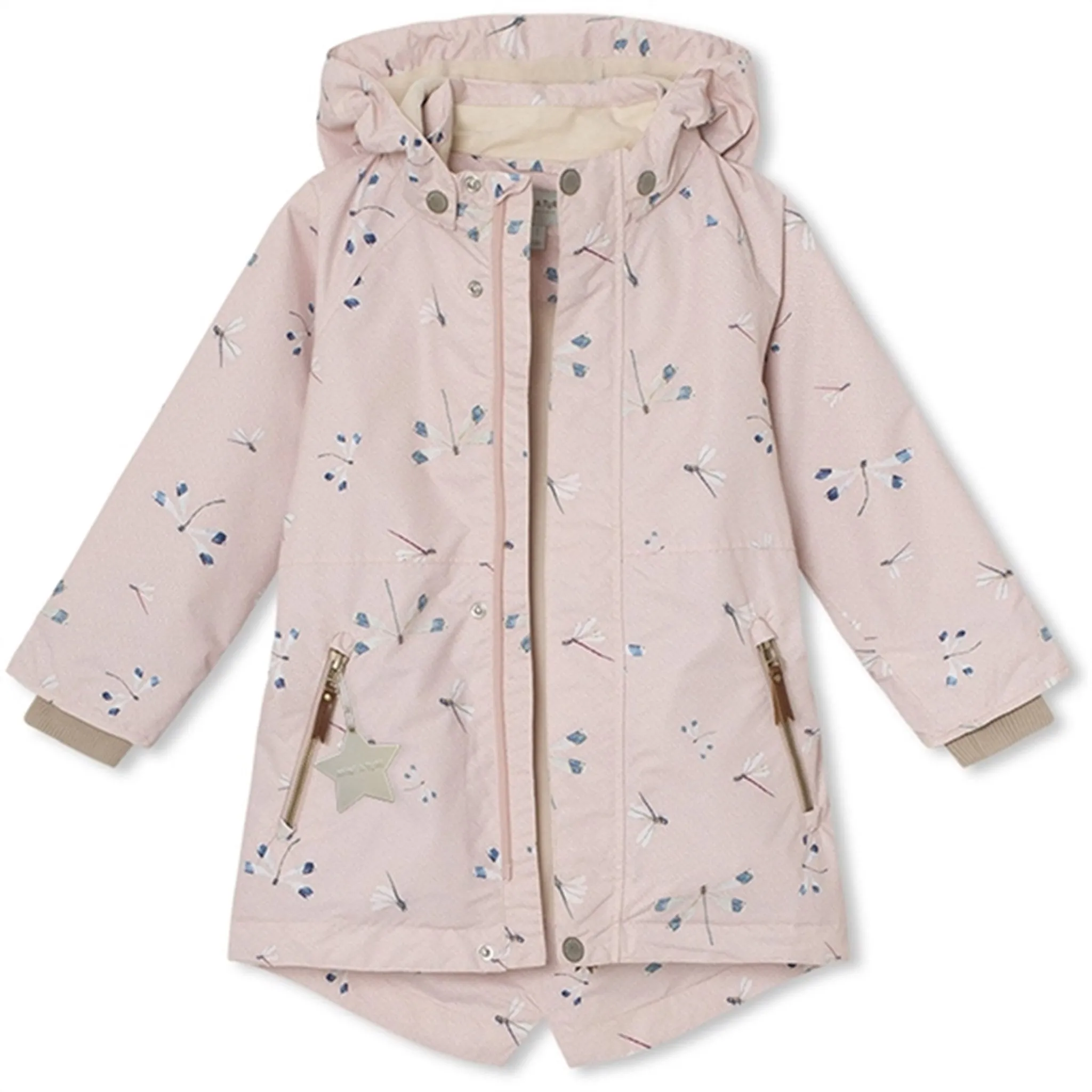 MINI A TURE Vikaya Spring Jacket w/Fleece Lining Summer Pear Quick Drying