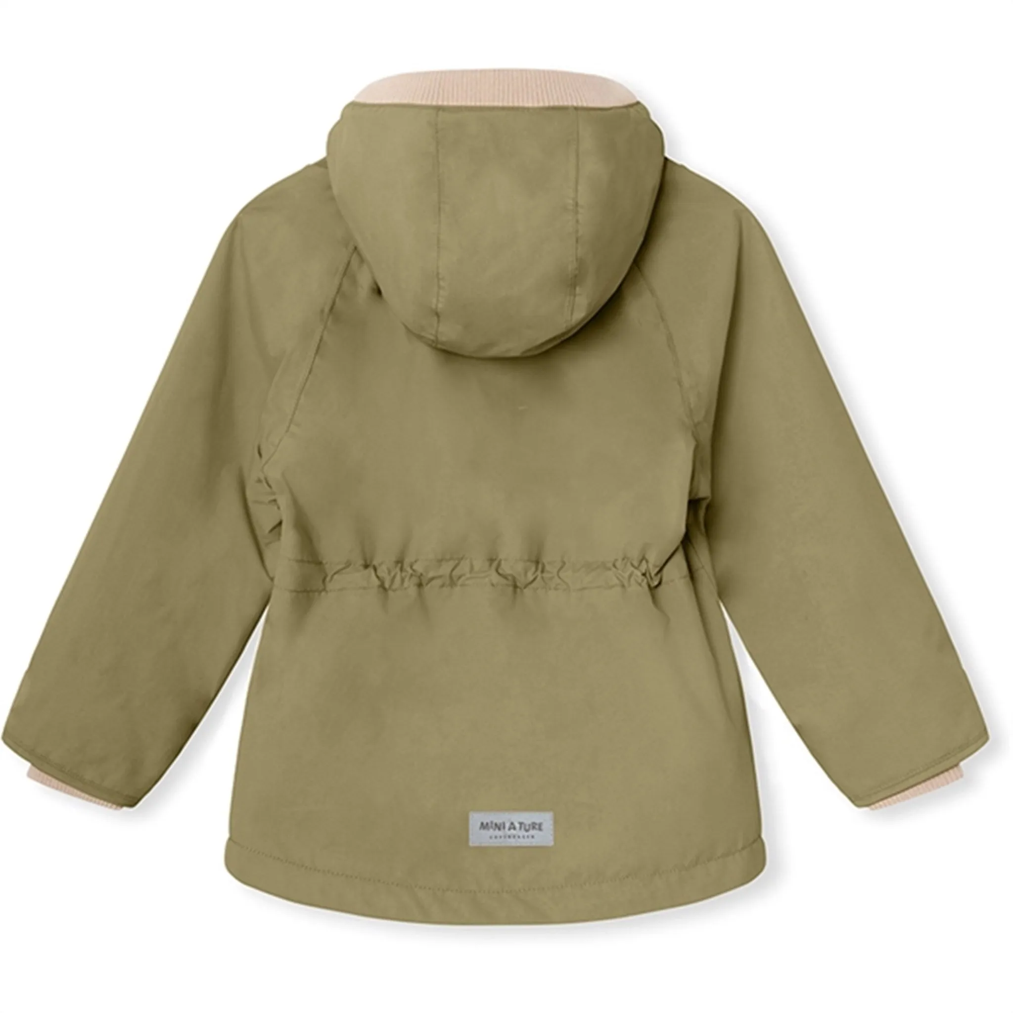 Suitcase Anti Slip Collar MINI A TURE VITORIO Spring Anorak w/Fleece Lining Aloe Green
