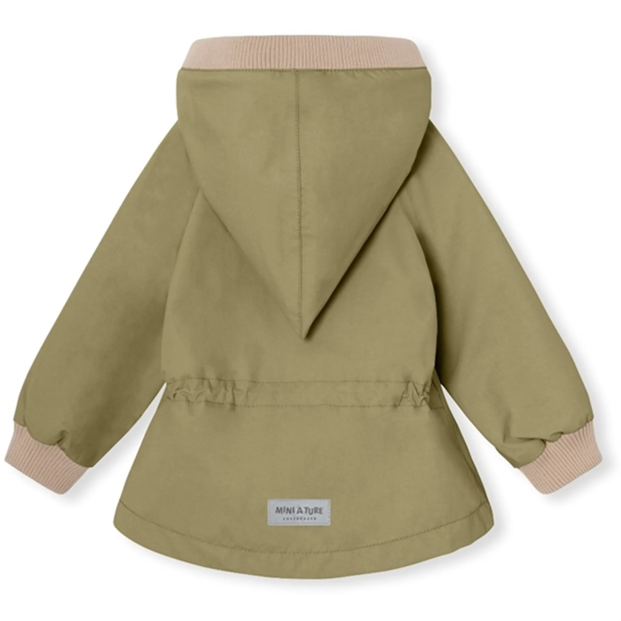 MINI A TURE WAI Spring Jacket w/Fleece Lining Aloe Green Charity Packable Feature