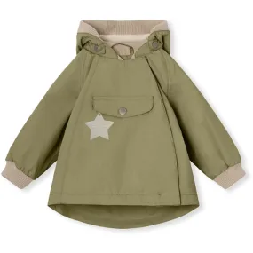 MINI A TURE WAI Spring Jacket w/Fleece Lining Aloe Green Faith astronauts