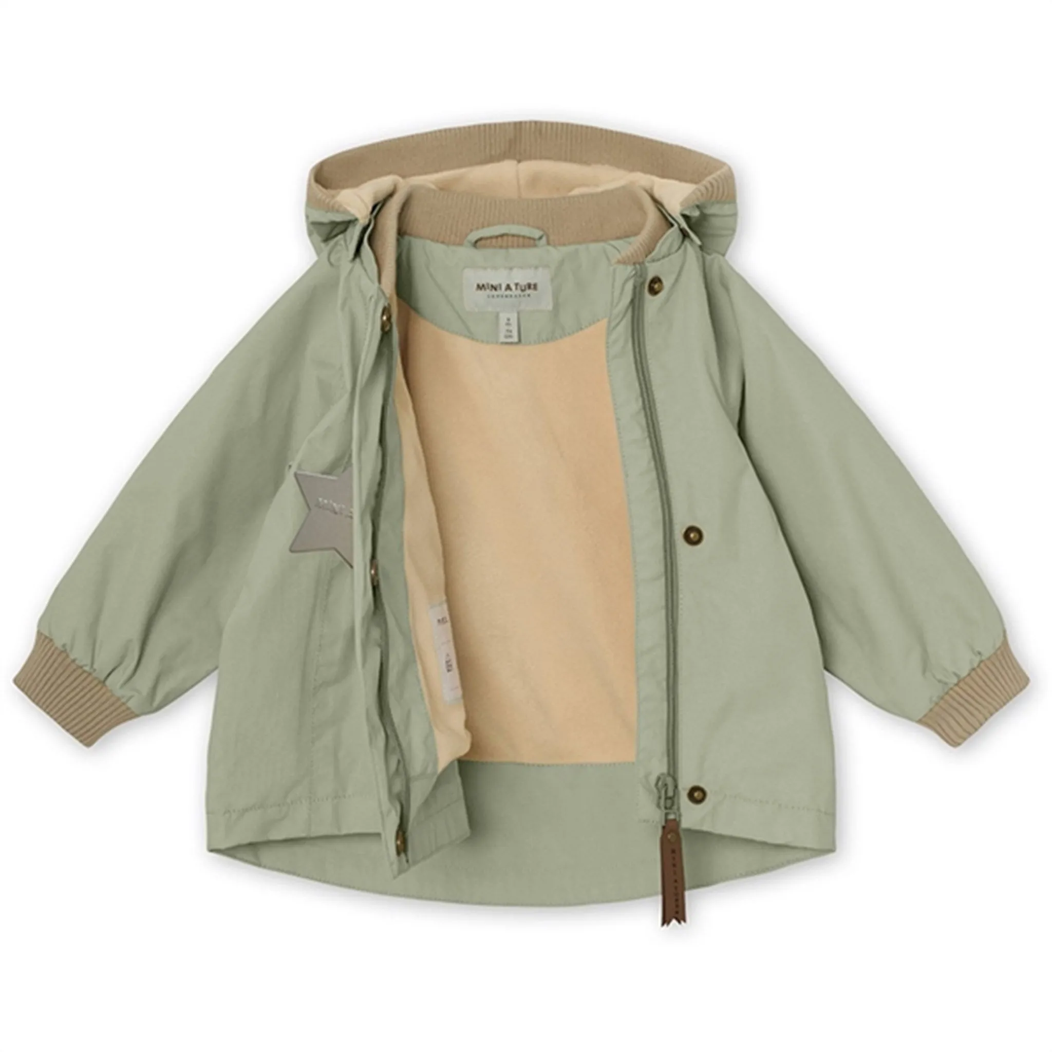 Sympathy Classic Style MINI A TURE Wai Spring Jacket w/Fleece Lining Desert Sage