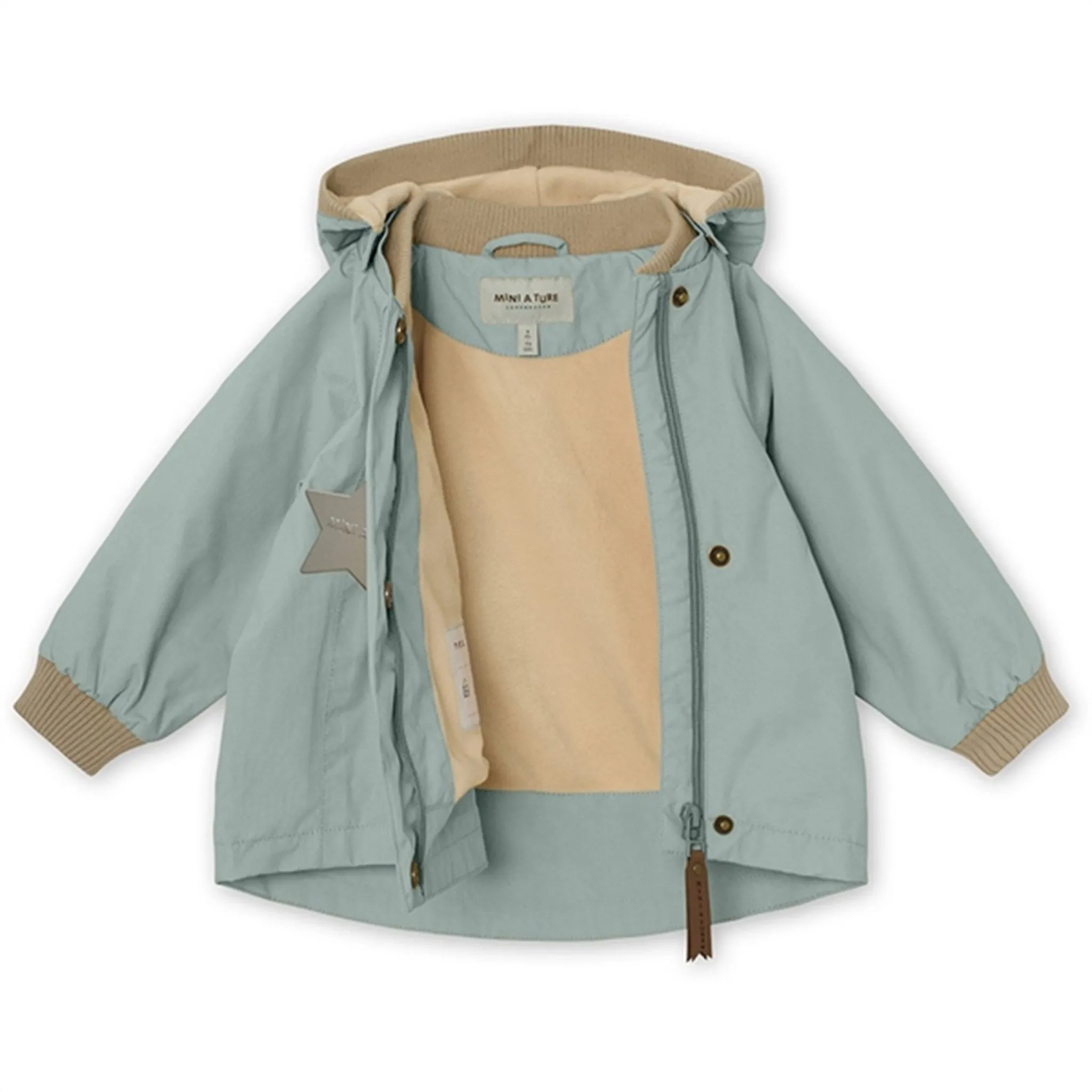 Withstand MINI A TURE Wai Spring Jacket w/Fleece Lining Gray Mist