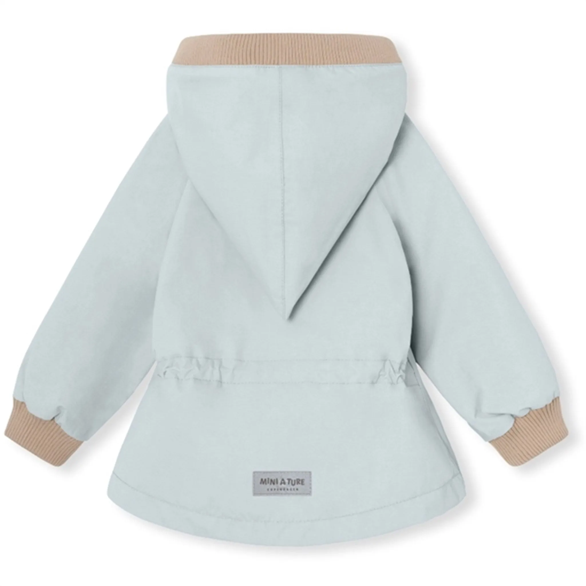 MINI A TURE WAI Spring Jacket w/Fleece Lining Pearl Blue Quick Access Pockets Stretch Panels