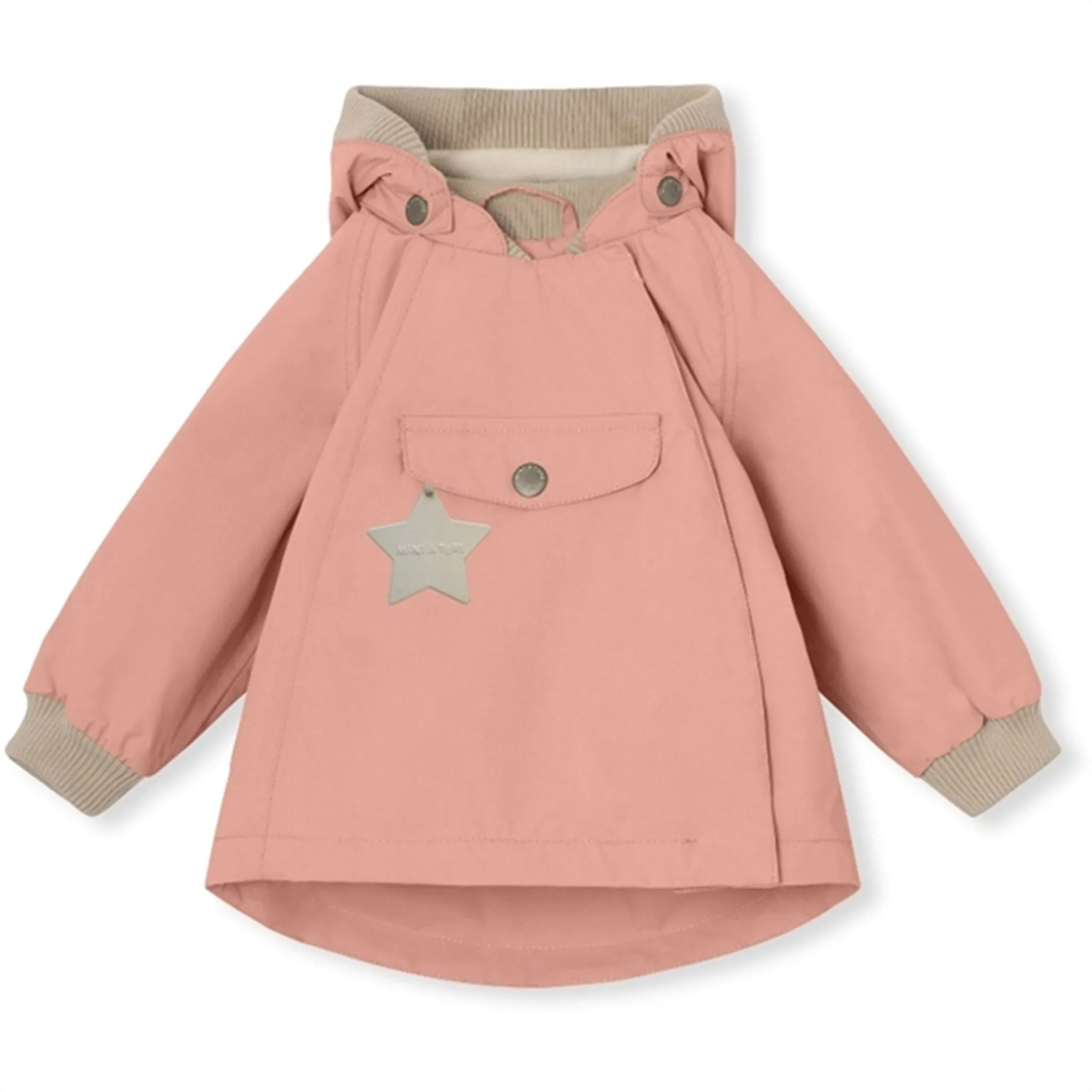 Winter Outer Layer MINI A TURE WAI Spring Jacket w/Fleece Lining Rosette Rose