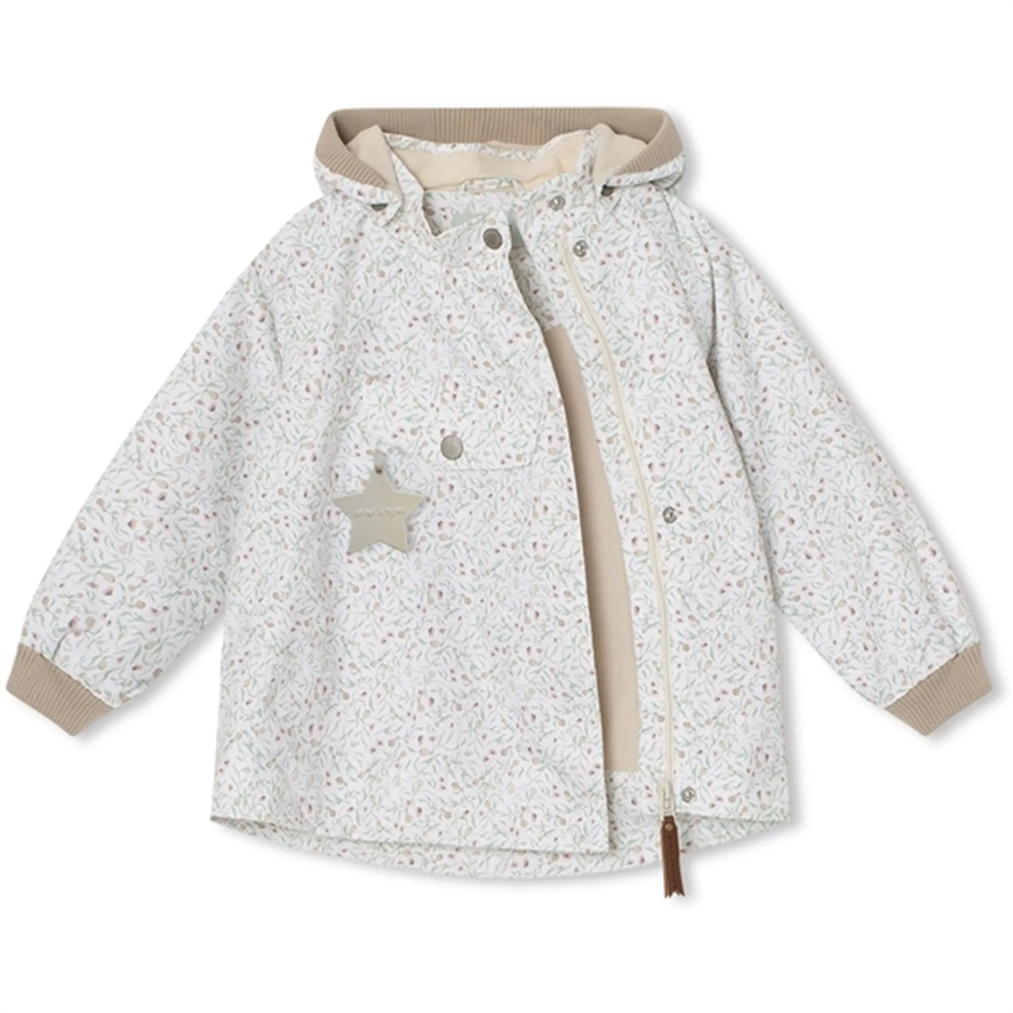 MINI A TURE Wai Spring Jacket w/Fleece Lining Summer Pear Wrinkle Resistant WaterResistantCoating