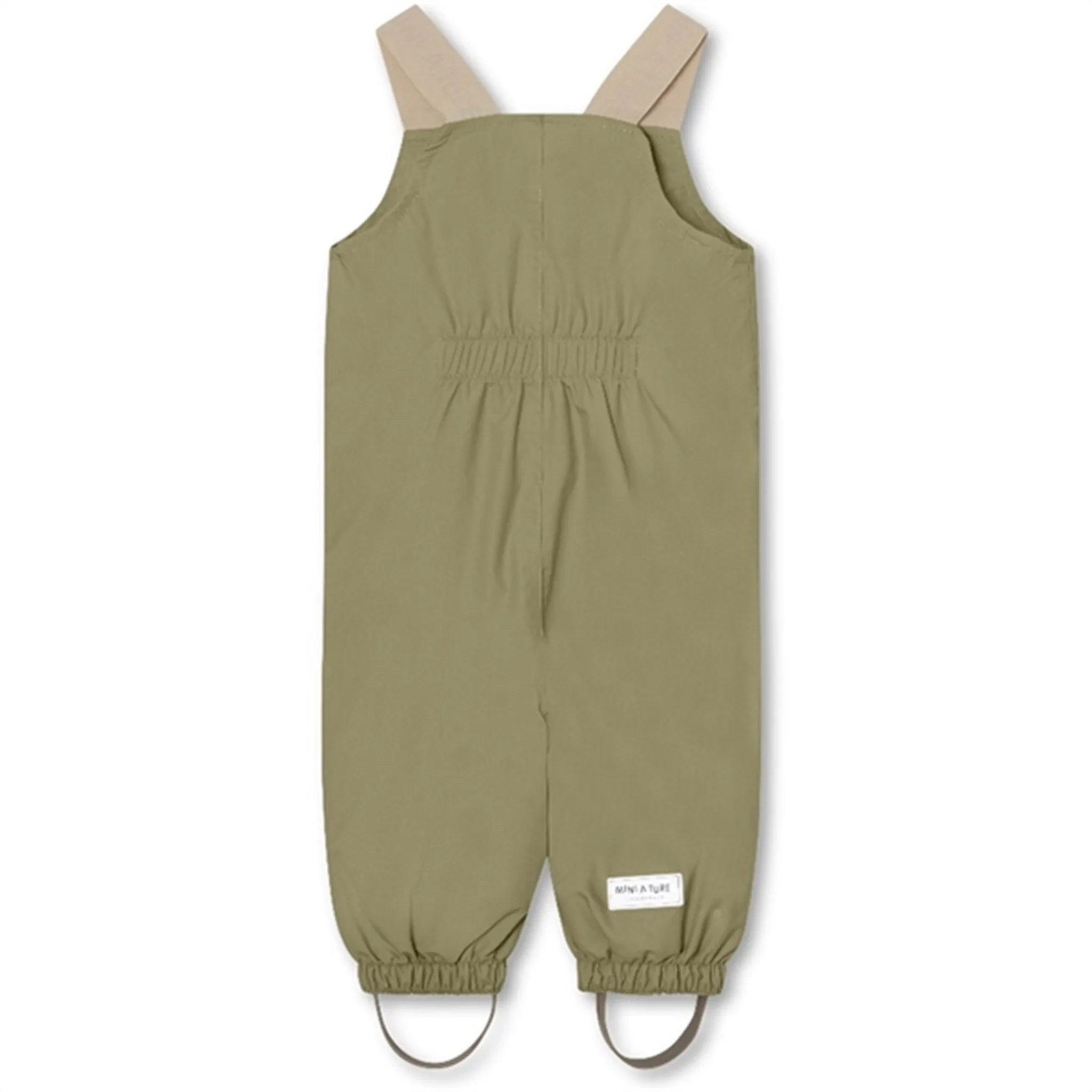 MINI A TURE WALENTAYA Spring Overalls Aloe Green LightweightWeave AntibacterialCoating