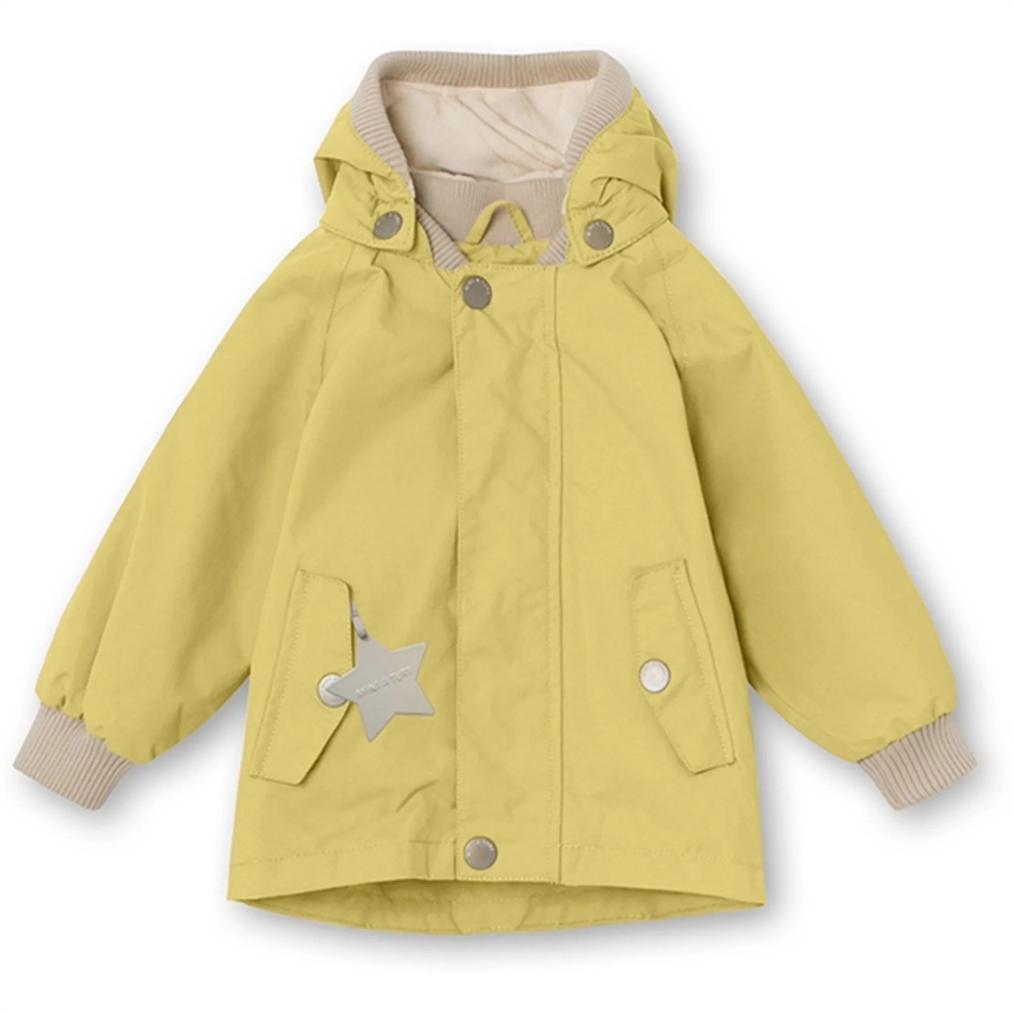 Scissors Graphic Design MINI A TURE Wally Spring Jacket w/Fleece Lining Dusky Citron