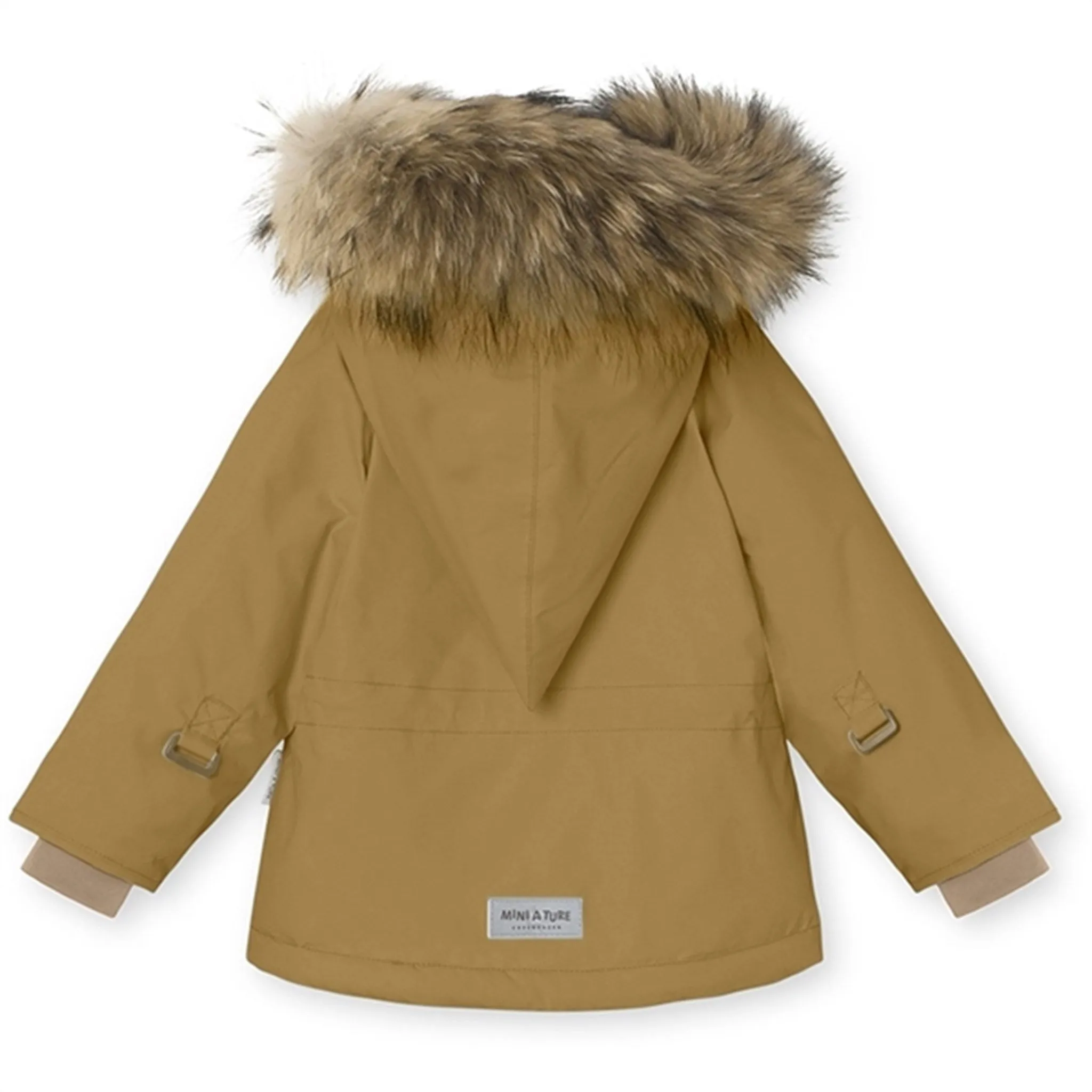 MINI A TURE Wang Fleece Fur Winter Jacket Medal Bronze Sleepwear