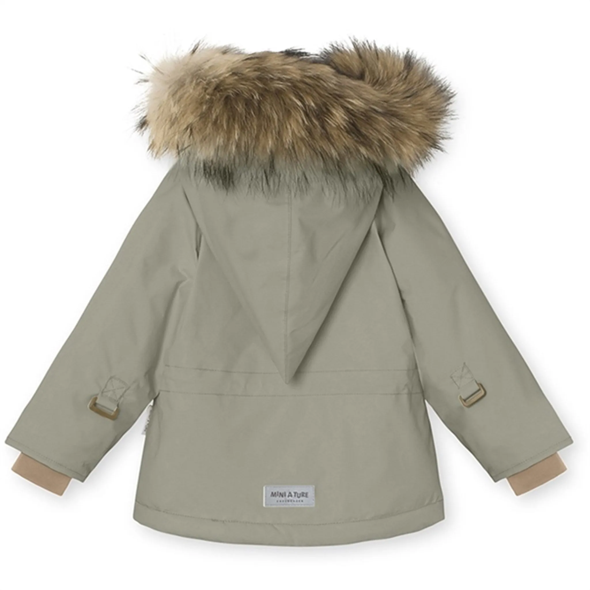 Raglan sleeves MINI A TURE Wang Fleece Fur Winter Jacket Vert