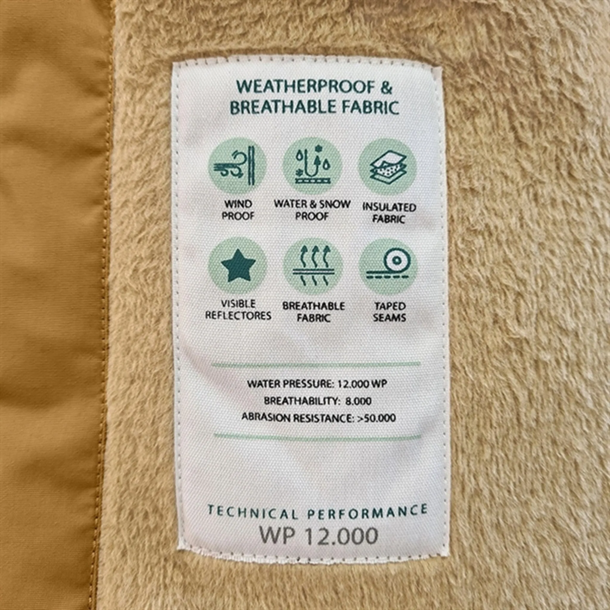 MINI A TURE Wisti Fleece Snow Suit Medal Bronze Statement-Buttons Fashionable printed blouse