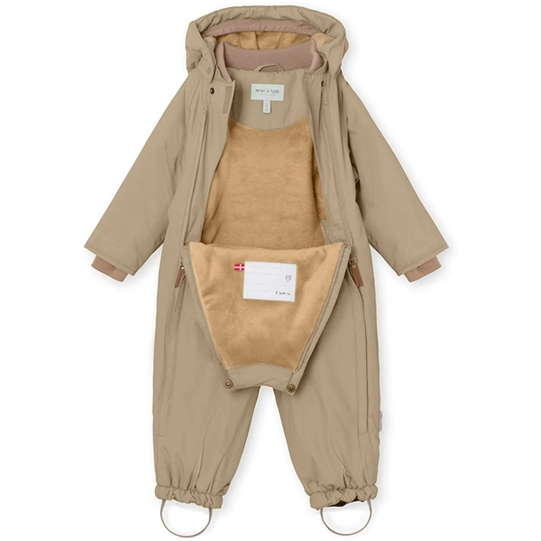Silky-Lining Thermal-Lined MINI A TURE Wisti Fleece Snow Suit Savannah Tan