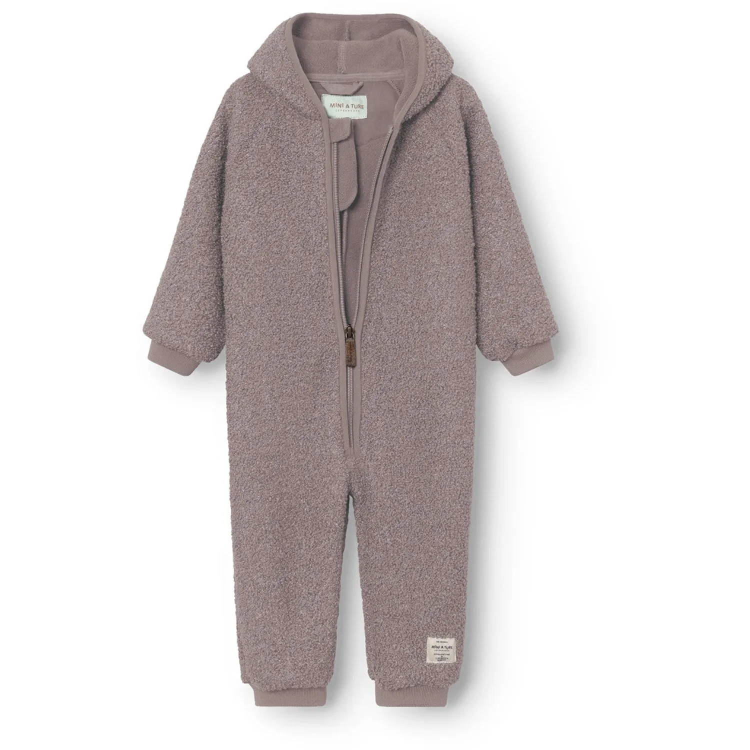 Trendy weekend shirt Mini A ture Zinc Purple Matadel Teddyfleece Jumpsuit. GRS