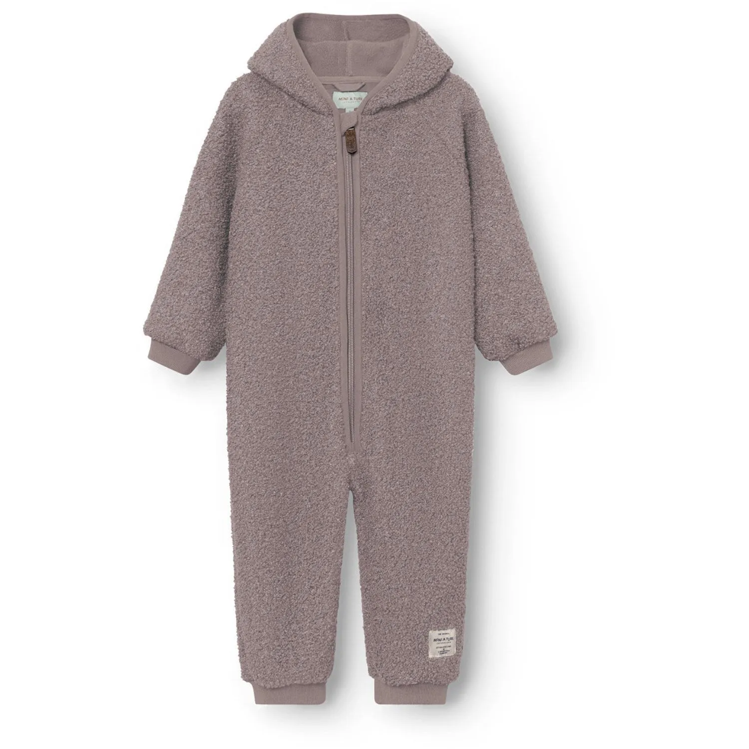 animal-print Mini A ture Zinc Purple Matadel Teddyfleece Jumpsuit. GRS