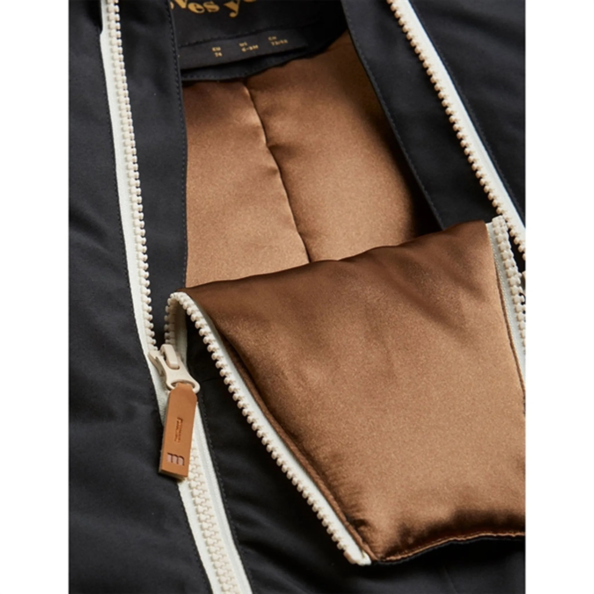 Lightweight-Layer Mini Rodini Alaska Panda Baby Overall Black