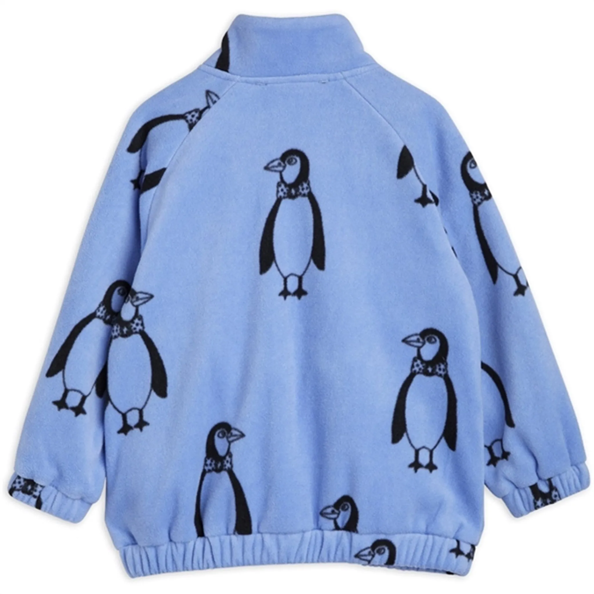 Mini Rodini Penguin Fleece Jacket Blue All Season Wear
