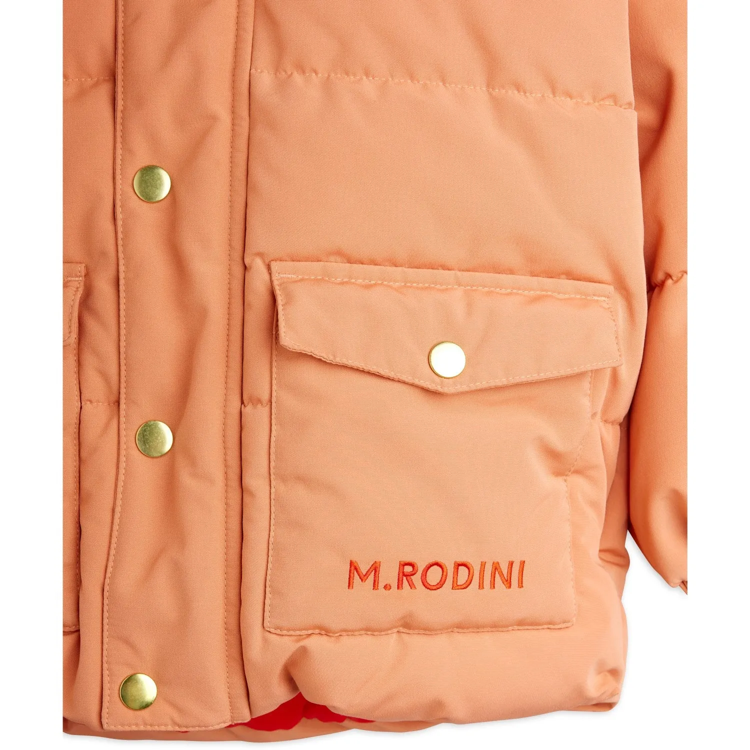 Mini Rodini Pink Solid Heavy Puffer Rank