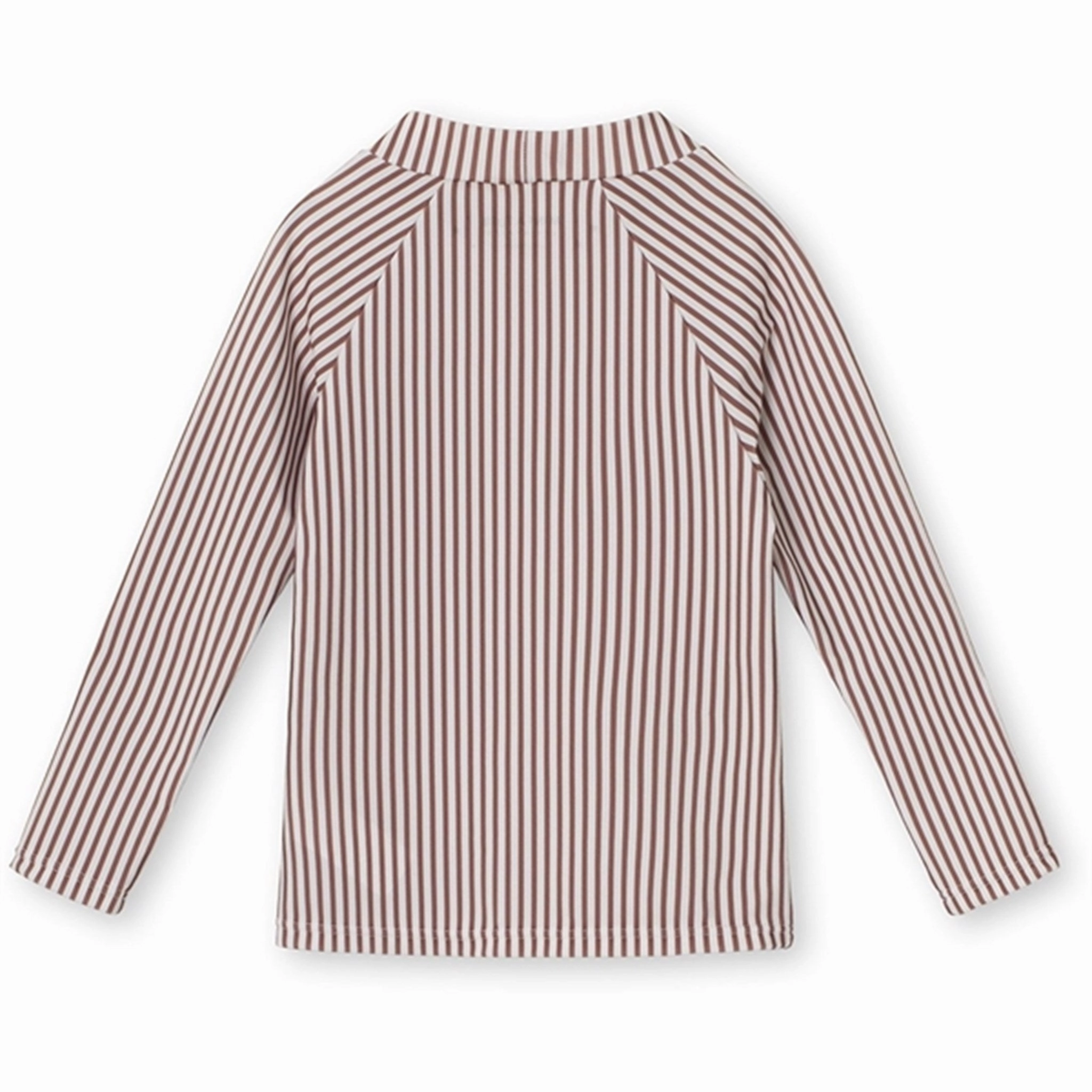 Snag Resistant Texture Versatile Style MINI A TURE Gani Printed UV50 Swim Top Acorn Brown Stripes