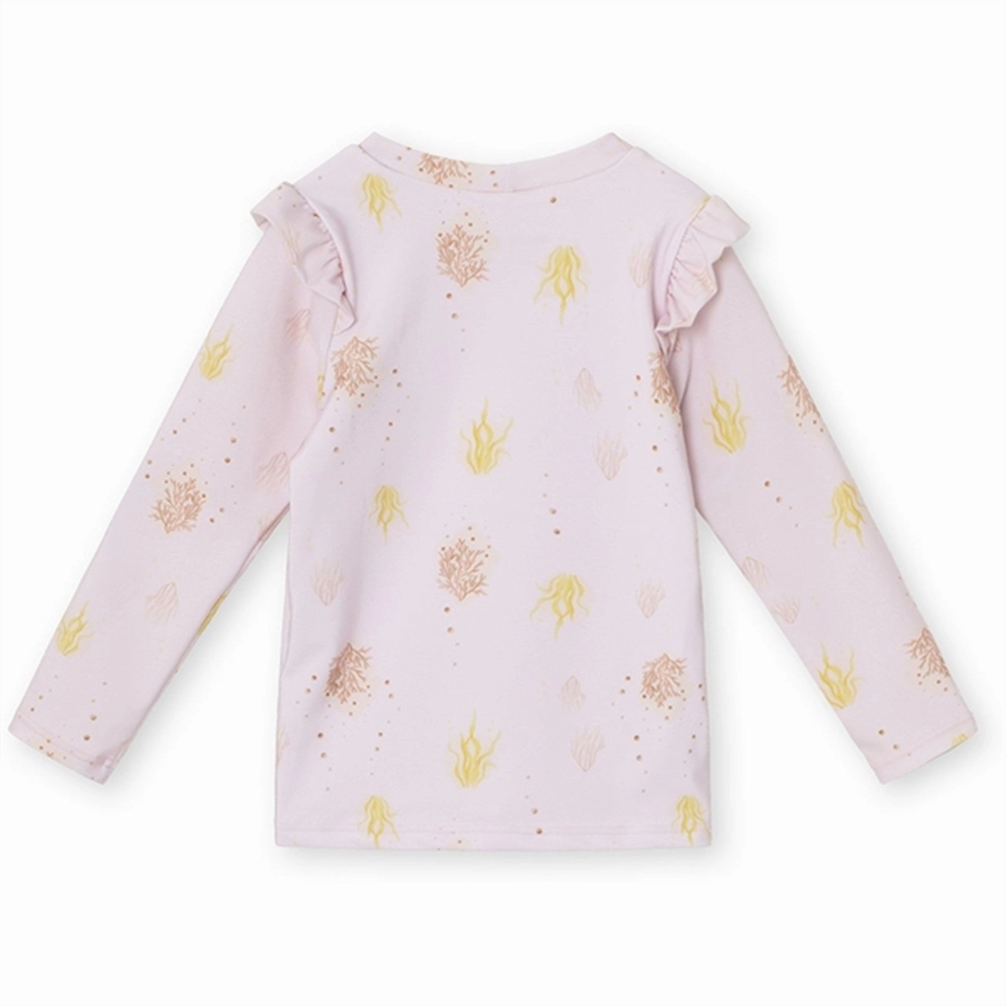 MINI A TURE Ganilla Printed UV50 Swim Top Big Coral Reef Summer Attire Holiday Getaway