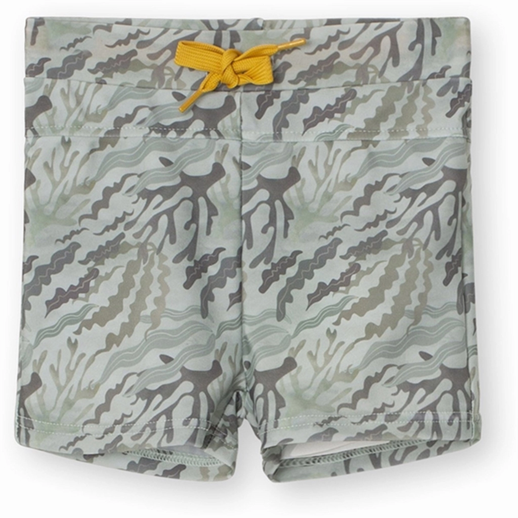 Reinforced Edges MINI A TURE Gerryan Printed UV50 Swim Shorts Sea Weed Camo