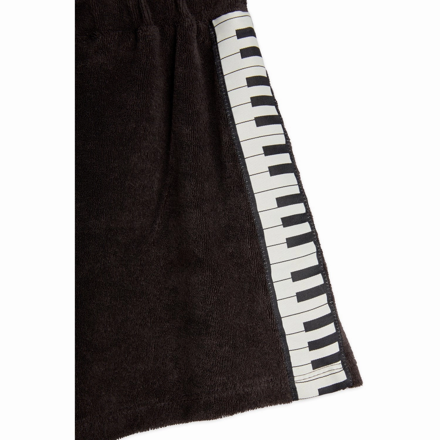 Mini Rodini Black Piano Terry Sweatshorts Beach Vibes Tennis wear