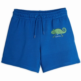 Mini Rodini Blue Lizard Sweatshorts poolside gear Comfortable Stretch