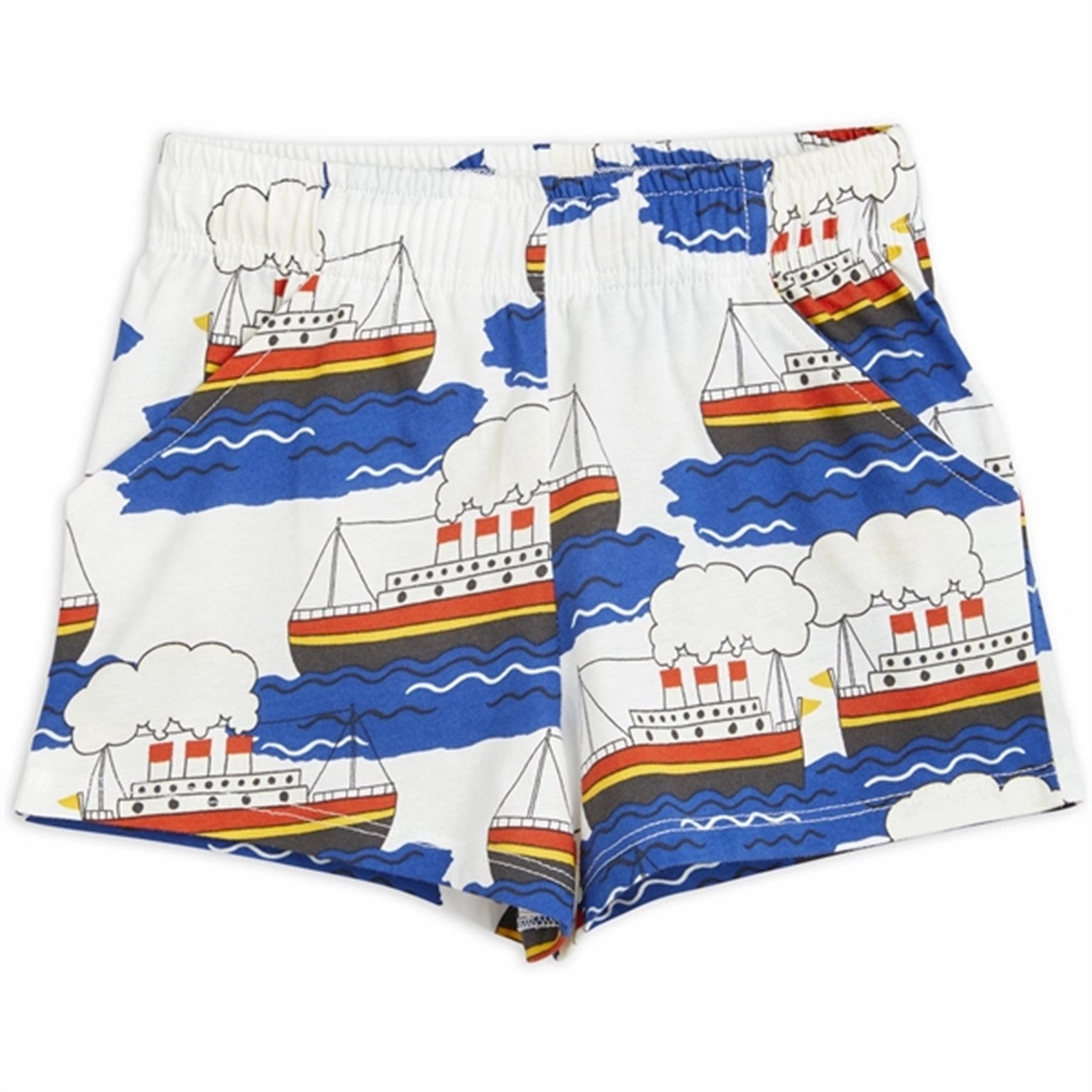 Playful Look Ergonomic Contour Shape Mini Rodini Ferry AOP Shorts Multi