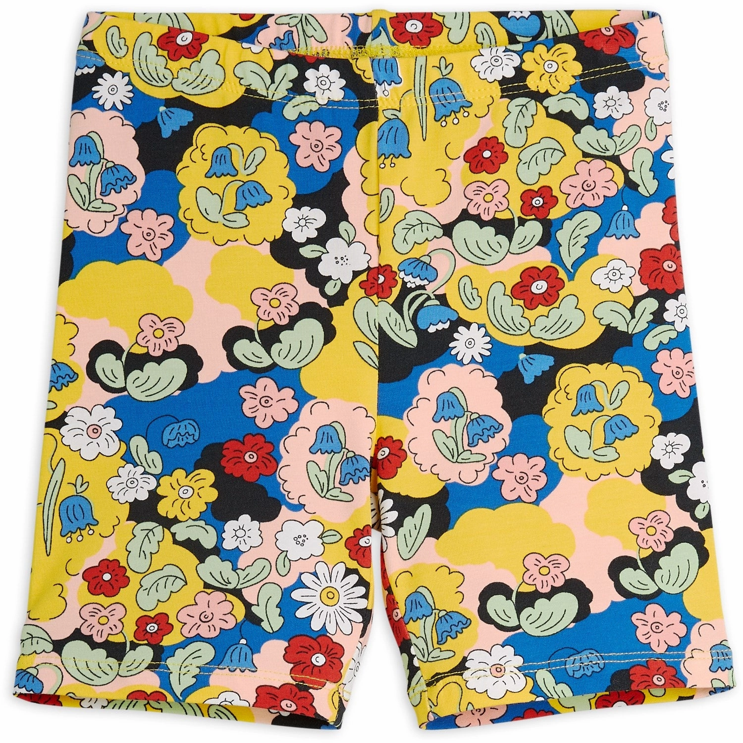 Tailored Fit Athletic Silhouette Mini Rodini Multi Flowers AOP Bike Shorts