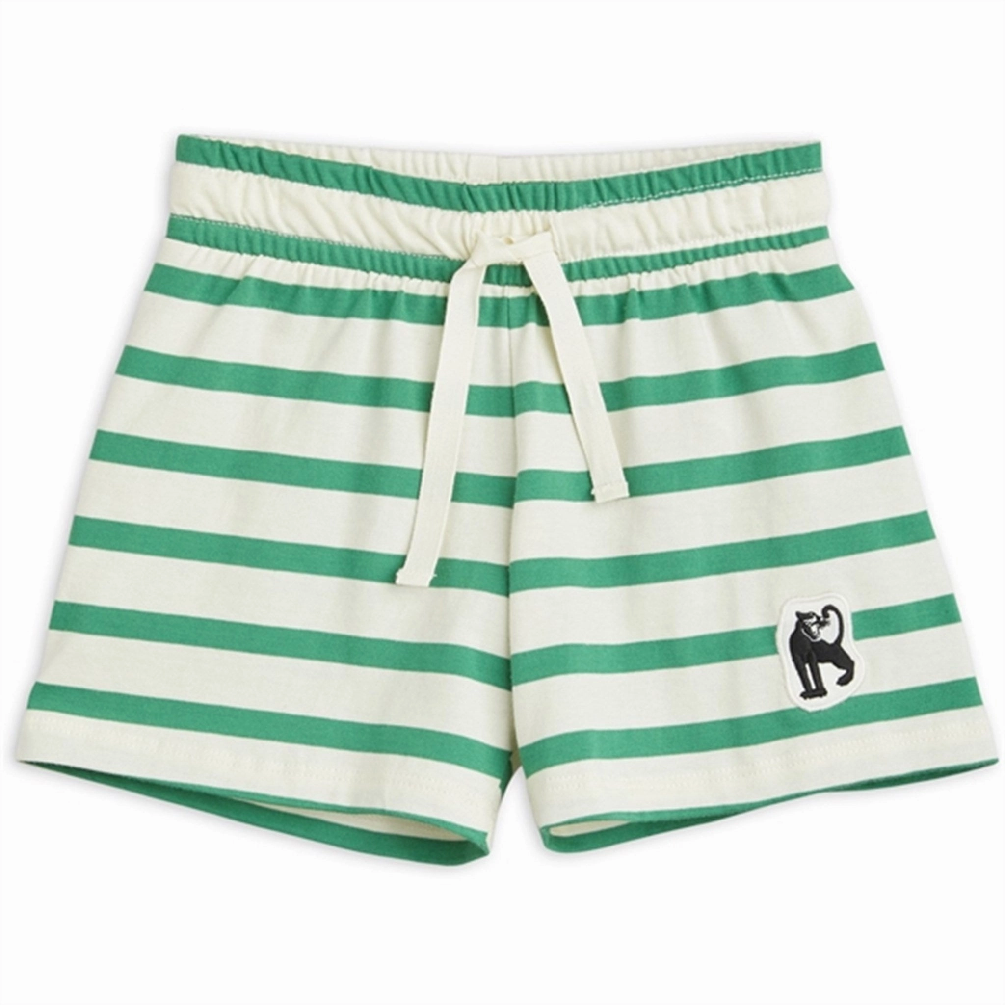 Easy Movement Mini Rodini Panther Patch Shorts Green
