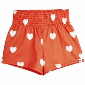 low - rise Stretchy Waist Mini Rodini Red Hearts Wct Shorts
