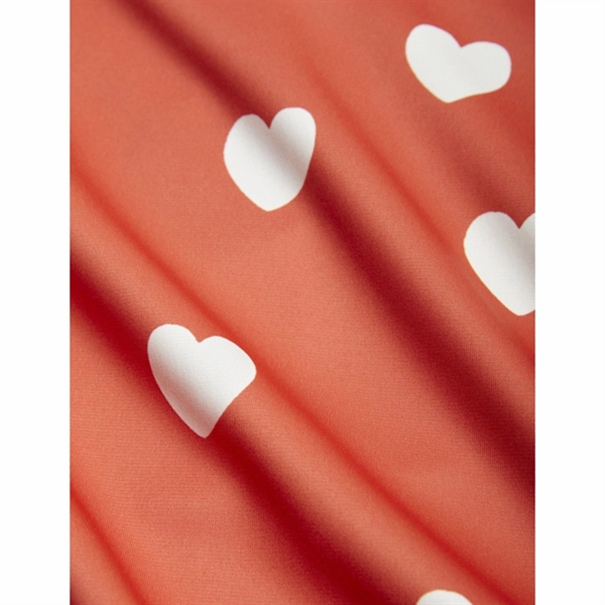 Quick Fit Double Needle Stitching Mini Rodini Red Hearts Wct Shorts