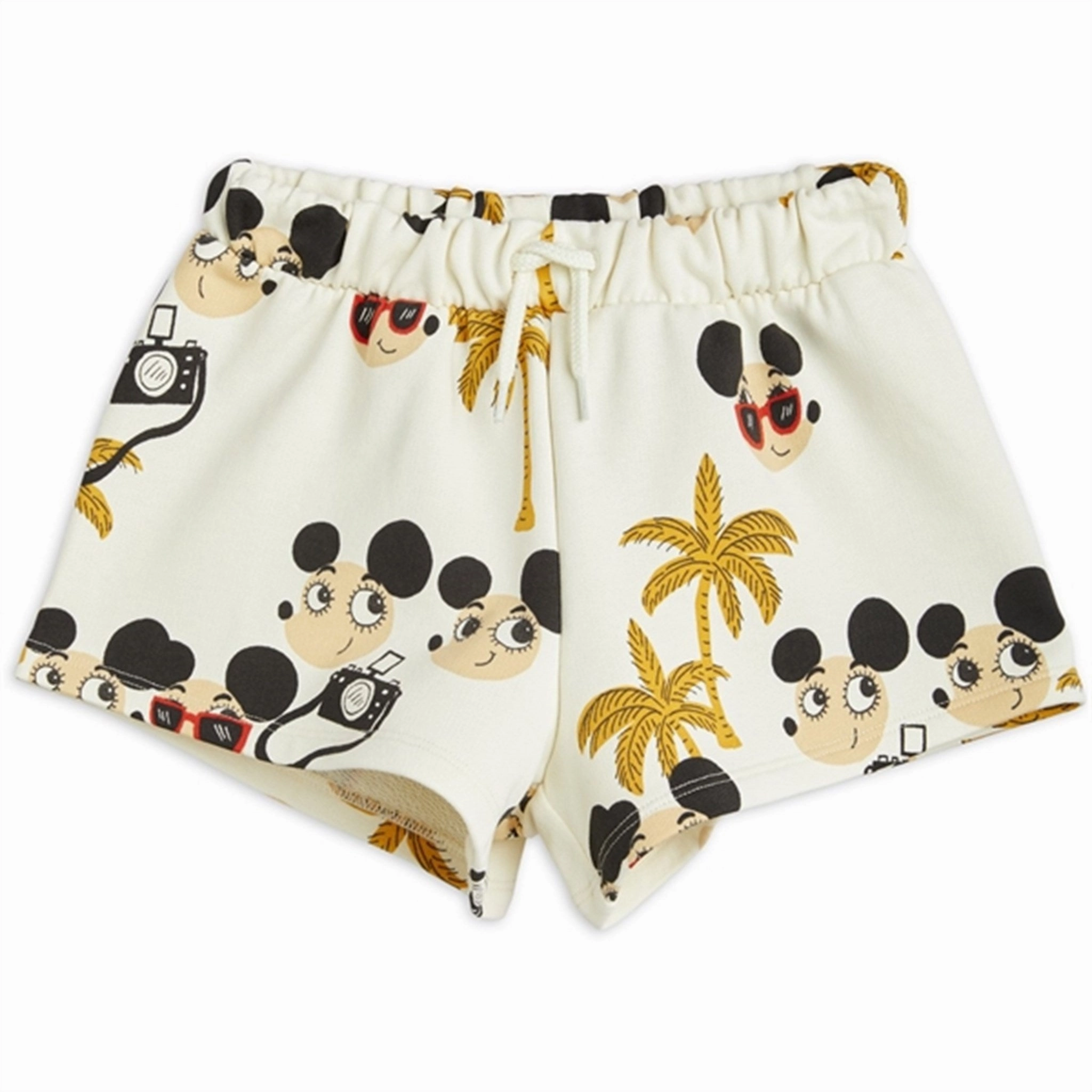 Mini Rodini Ritzratz Aop Sweatshorts Multi factory work Double Layered Hem