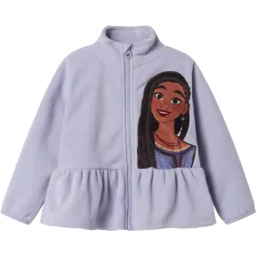 Grid Patterned Backing Name It Heirloom Lilac Jurma Wish Fleece Cardigan