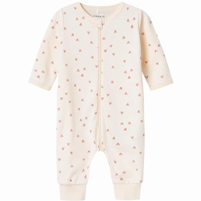 Dynamic Friends Name it Buttercream Hearts Nightsuit with Zipper Noos