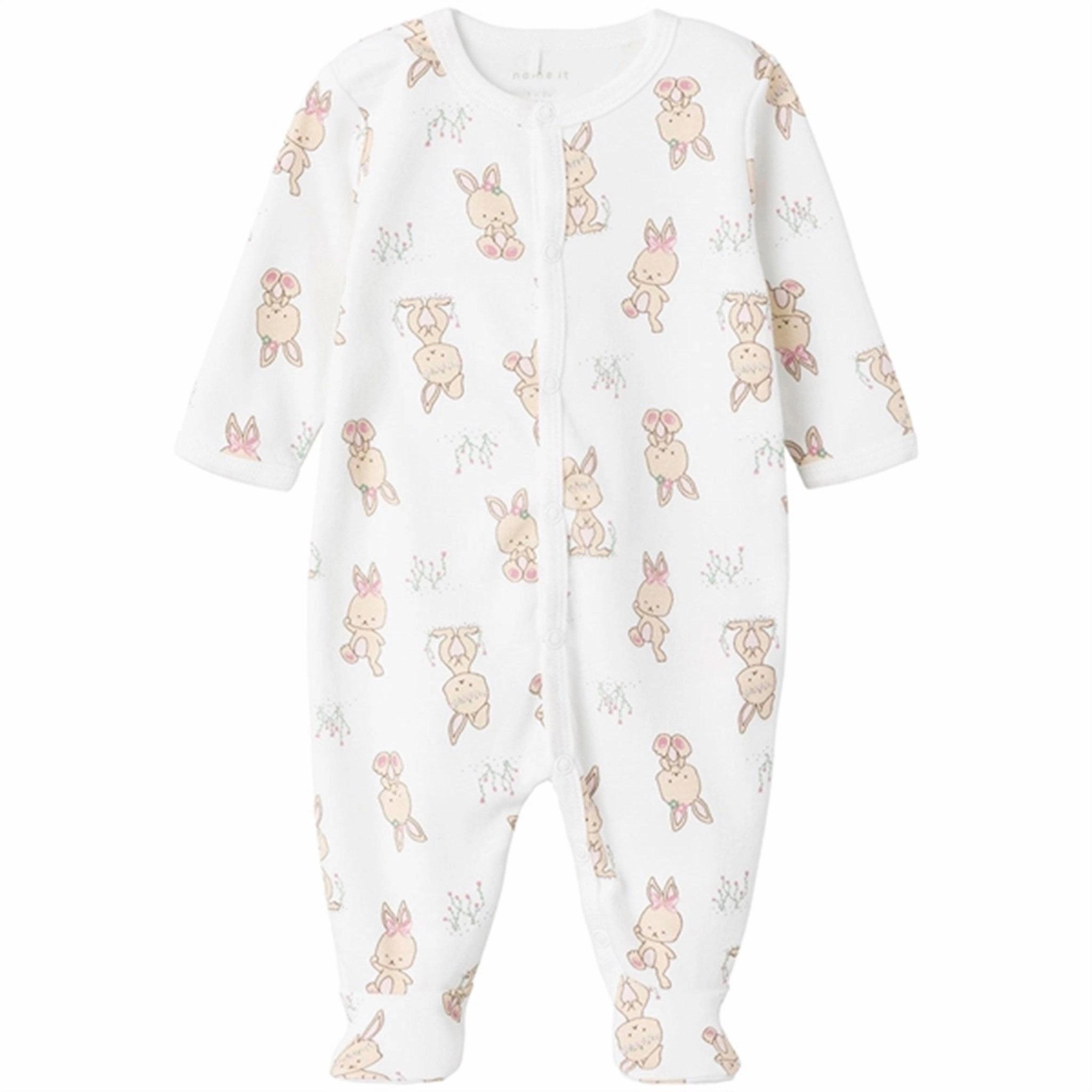 Name it Bright White Nightsuit Rabbit Noos Breathable New