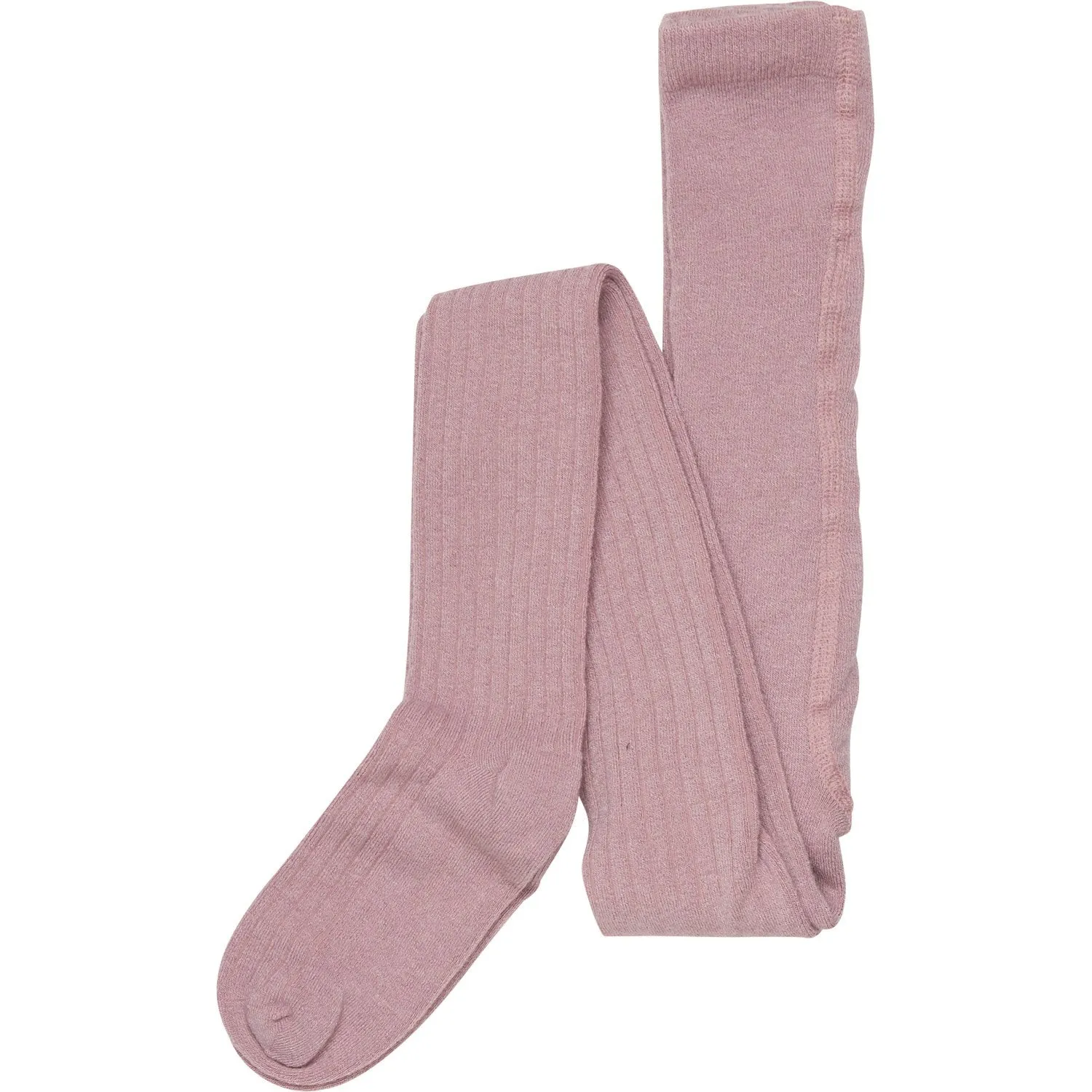 Loose Fit Minymo Burnished Lilac Wool Tights Rib 2-pack