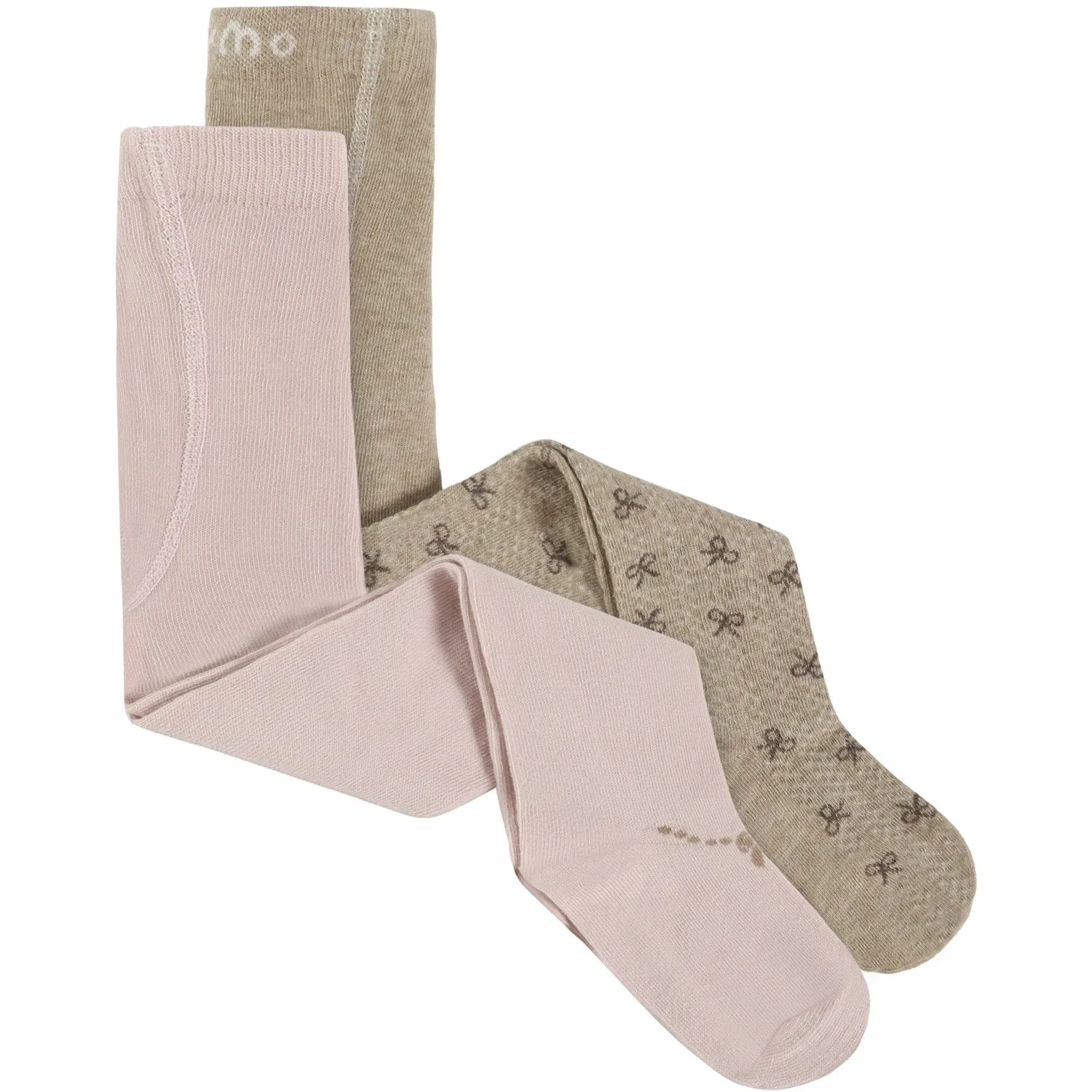 Tie-dye Minymo Shell Stockings W. Pattern (2-Pack)