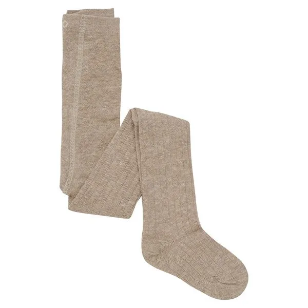 Sporty Style Dance-costume Minymo Simply Taupe Tights w. Pattern 2-Pack