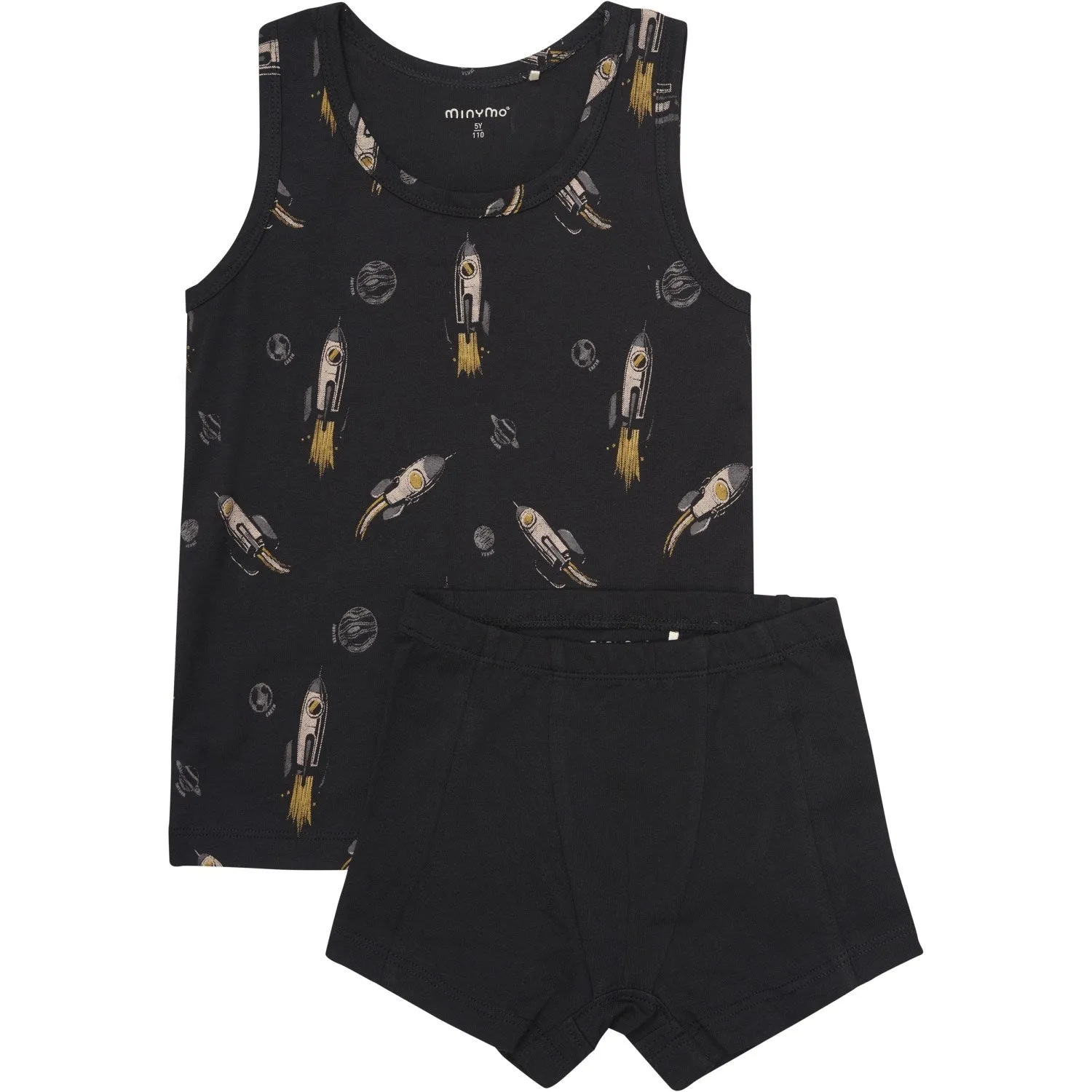 Stylish quick - drying clothing Minymo Tap Shoe Underwear Set Aop