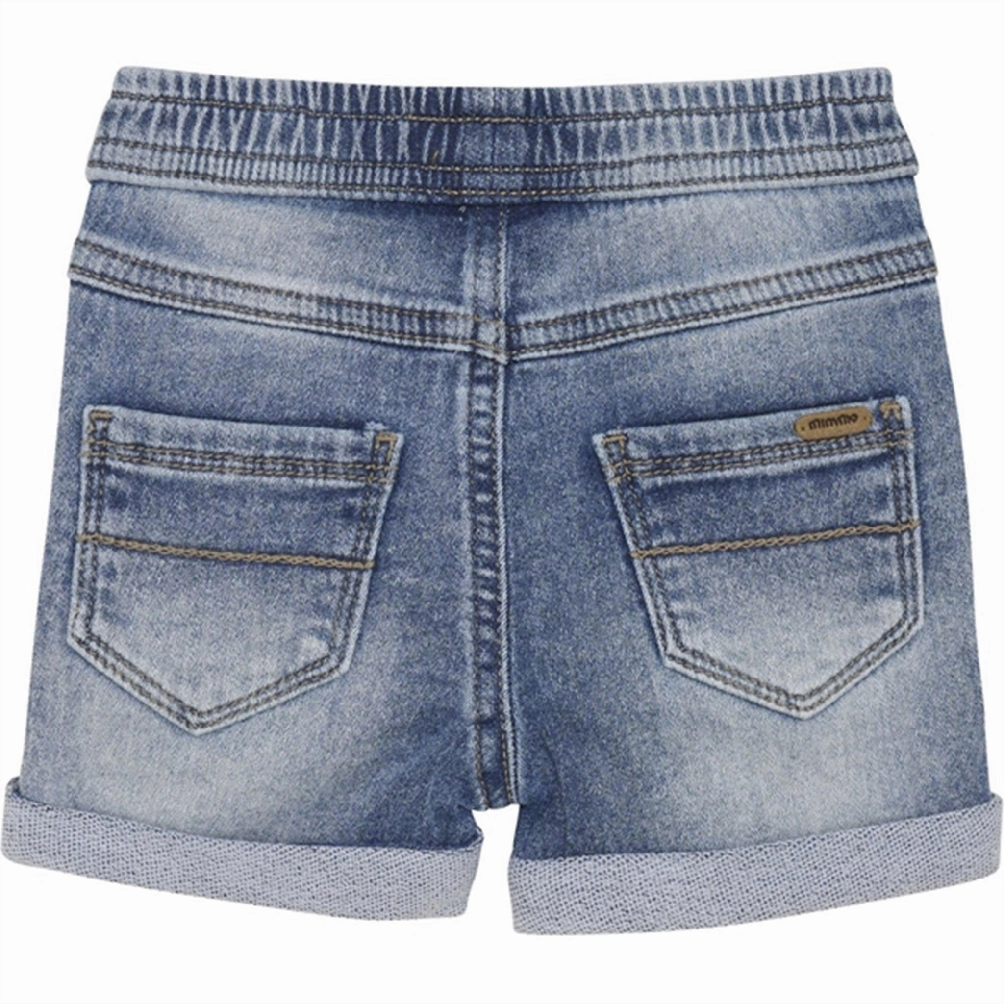 Durable Feel Minymo Blue Nights Denim Sweatshorts